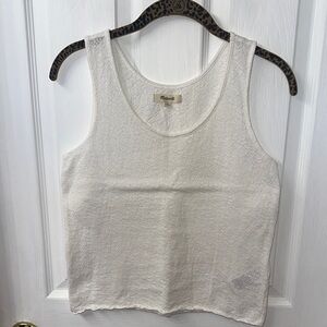 Madewell daisy lace crop top NWOT